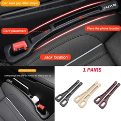 Car Seat Crevice Filling Storage Leak-proof Sealing Strip Interior For Nissan Juke F15 F16 2010-2014 2015 2016-2021 Accesorios