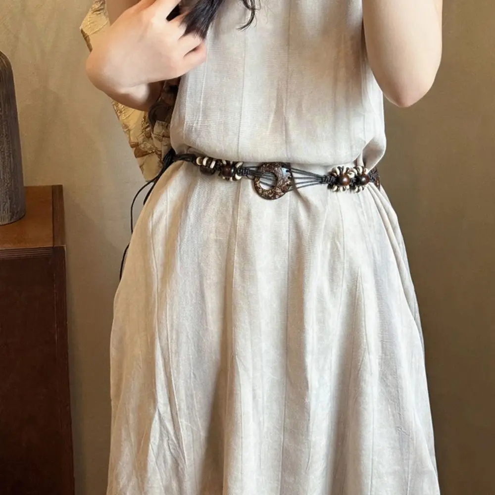 

Ретро пояс в этническом стиле с бабочкой и восковой линией в богемном стиле, пояс-цепочка, джинсовый декор, женский тканый пояс для женщин/девочек