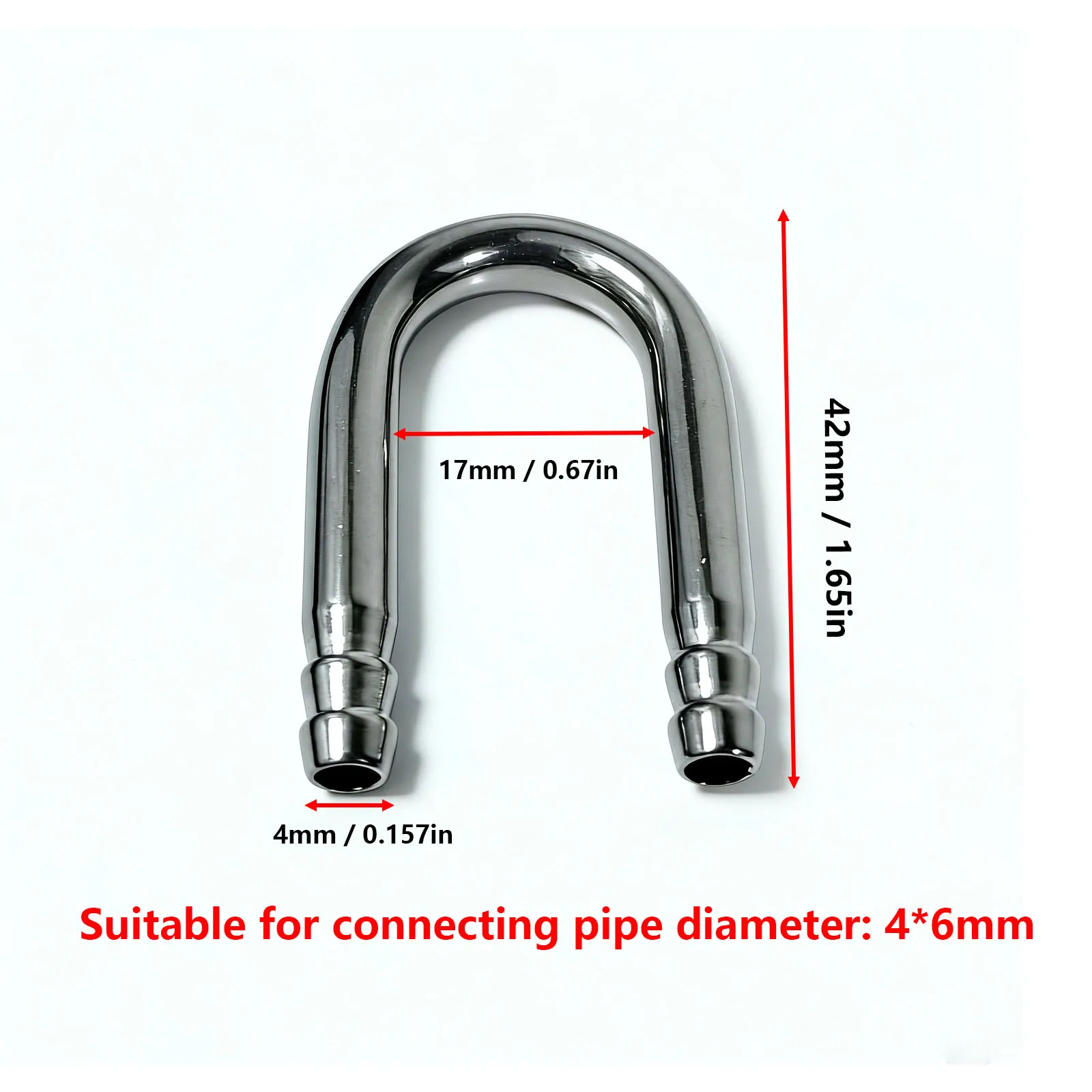 Aquarium Stainless Steel Tube U Shape Pipe Oxygen Diffuser Kit Fish Tank Co2 Oxygen Tubing Connector Fish  Accessory