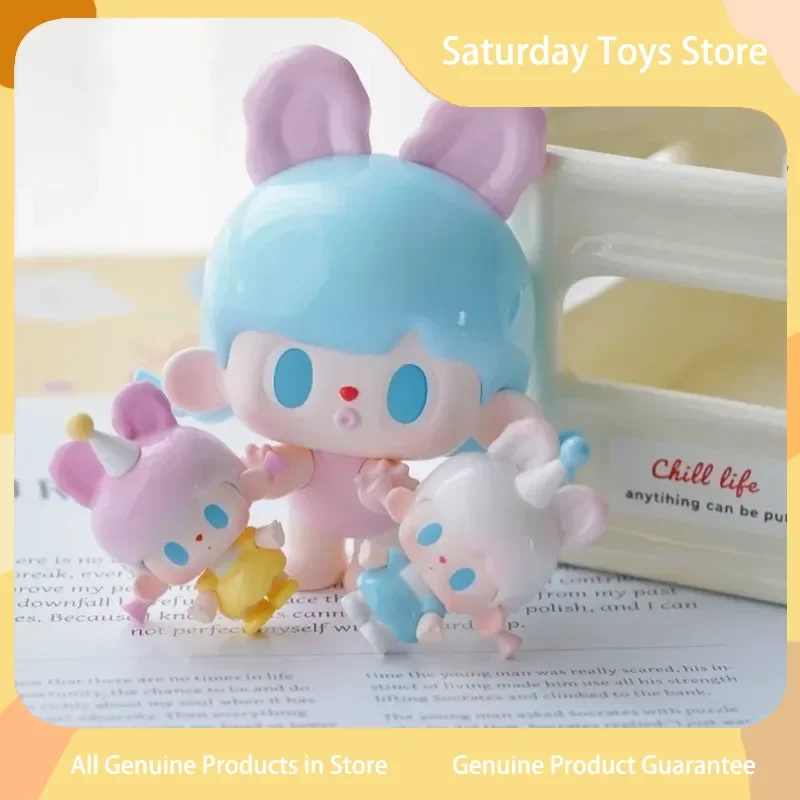 새로운 정품 투투베어 II 세대 귀여운 작은 곡물 테마파크 블라인드 박스 트렌디 디스플레이 장난감 수집품 어린이 맞춤형 선물