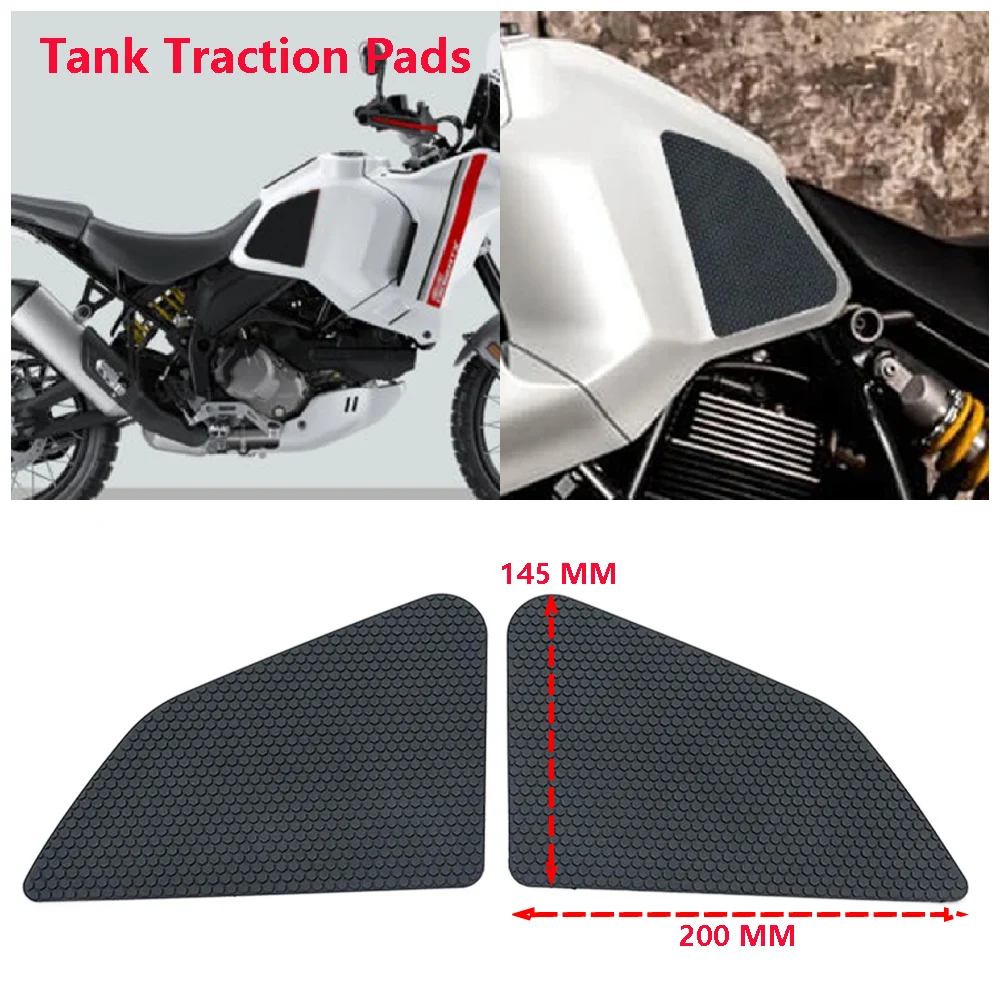 Fits for Ducati DesertX Adventure DESERT X 2022 2023 2024 2025 Motorcycle Tank Pad FuelTank Side Knee Traction Anti Slip Pads