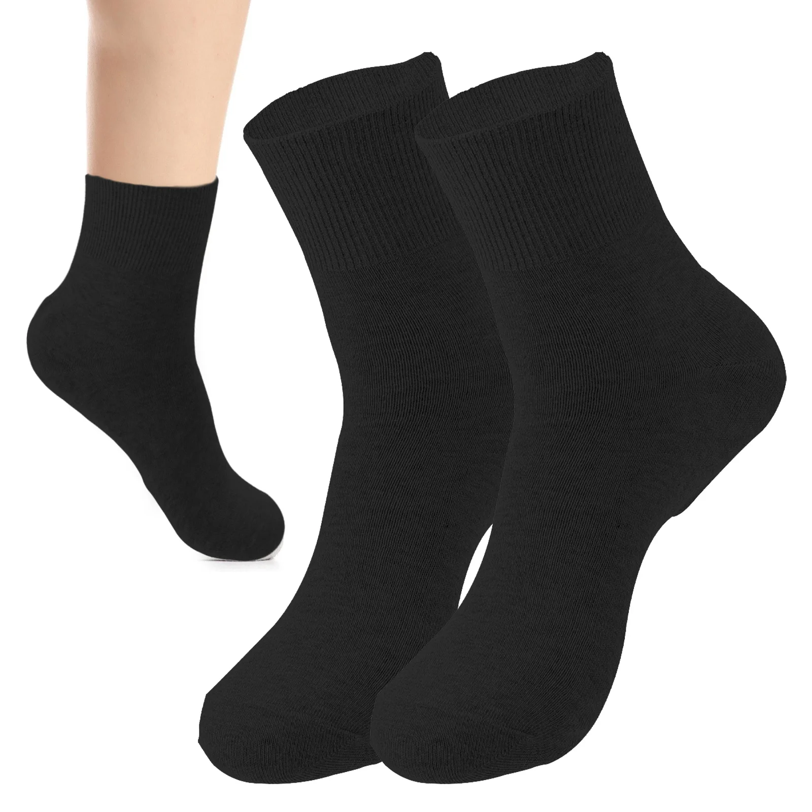 

2Pcs Men Moisturizing Socks Foot Care Treatment for Dry Cracked Heels Rough Skin Cotton Repair Socks for Hydrating Calluses