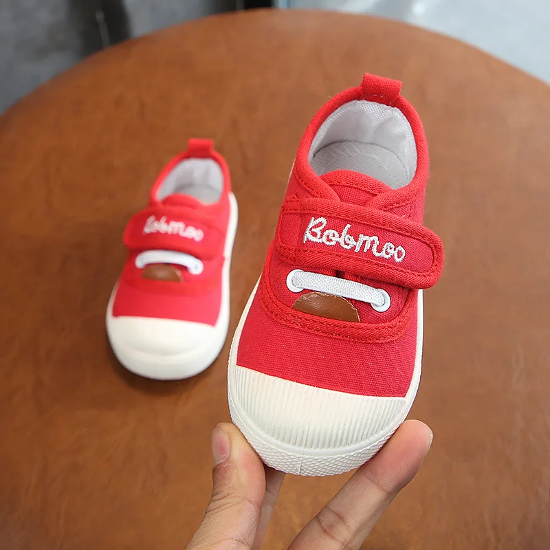 Sepatu kanvas anak Tenis musim gugur sol lembut sepatu kain antiselip sepatu olahraga kasual sepatu perempuan pelajar semua cocok sepatu anak-anak Zapatillas