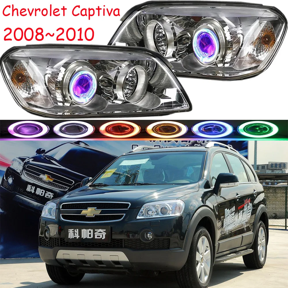 2008~2014y car bupmer head light for Chevrolet Captiva headlight car accessories LED DRL HID xenon fog for captiva headlamp