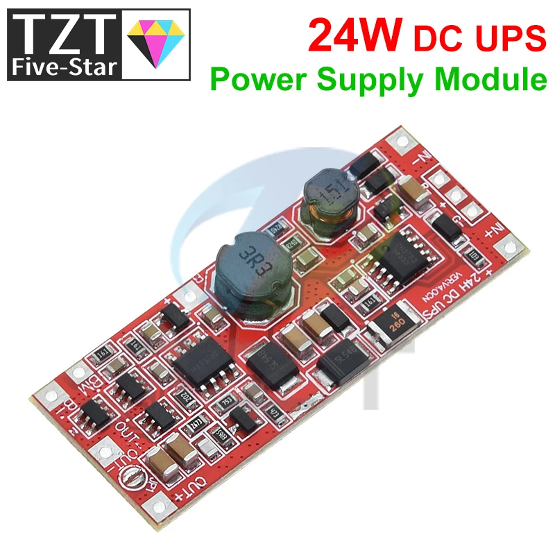 Imagem -06 - Tzt-ups Power Supply Module Uninterruptible Power Control Board Carregamento Step up Proteção dc 12v 15v 24w 1a 2s V4.0cn