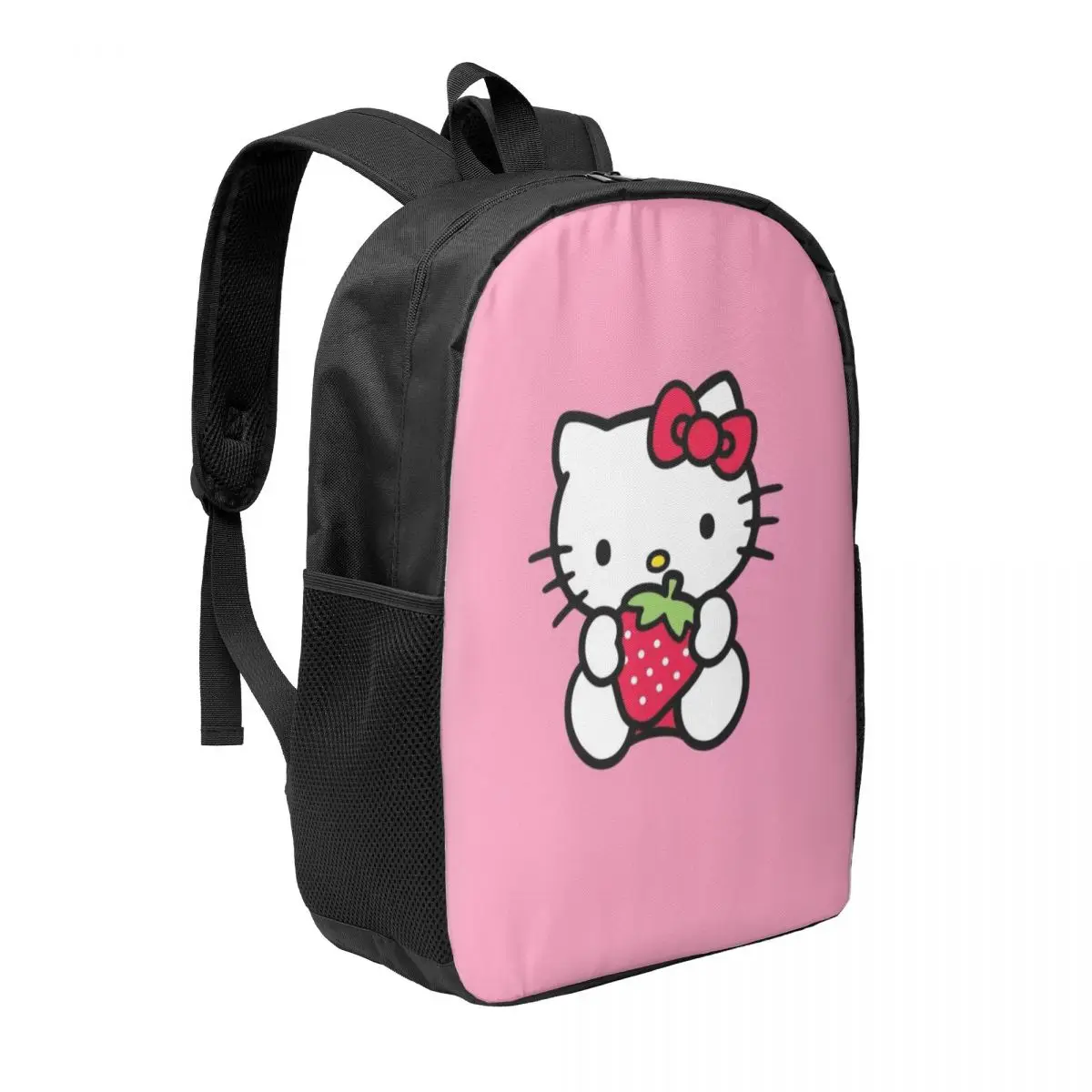 Custom Hello Kitty Backpacks Men Women Fashion Bookbag for School College Cartoon Bags