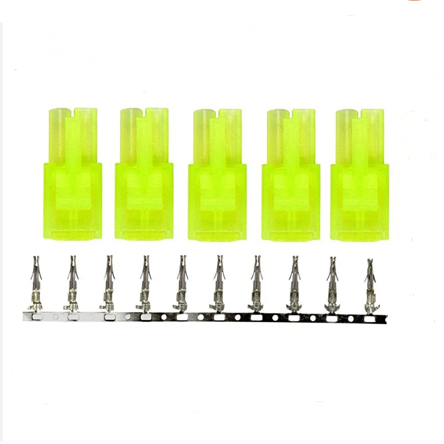 5/10 Pairs Mini /large Tamiya  Battery Connectors Plugs Male And Female Plug Sets with Nickle Pins for RC Hobby Car Boat Plane