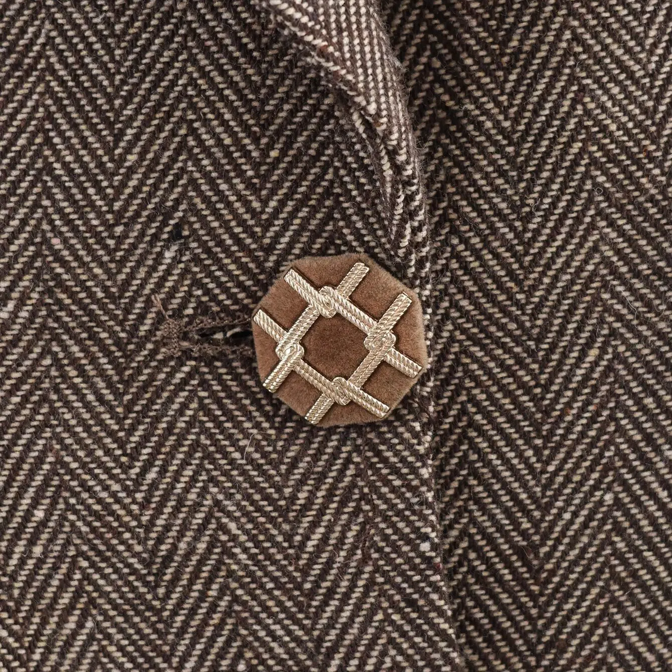 

JNLEAOG Autumn New Women's Faion Blogger Plaid Woolen Waist-Cinching Suit Jaet Long Sve Busin Single Button Closure