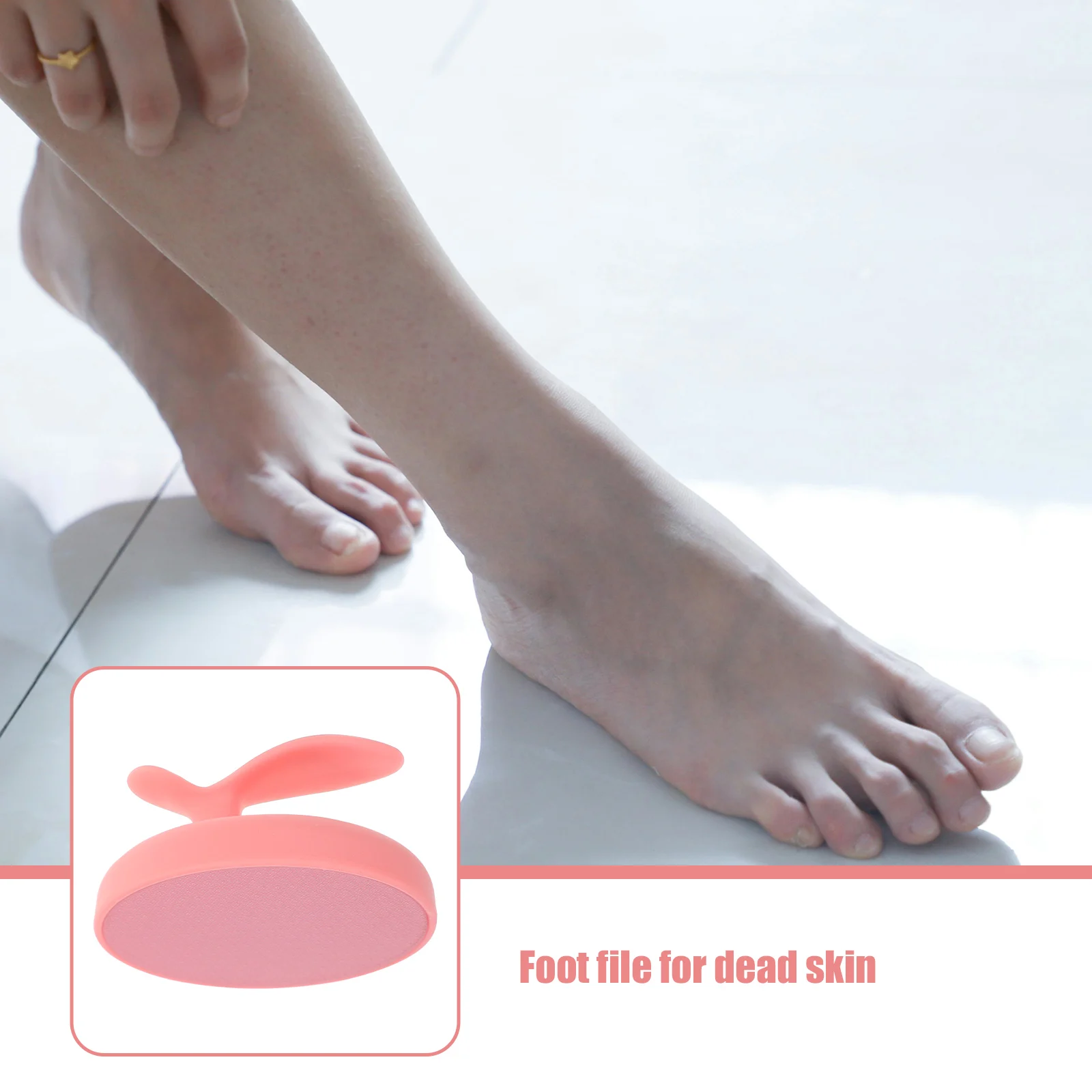 

Portable Foot File Heel Scrubber Callus Remover Dead Skin Remover Pedicure Foot Care Tool Pedicure Exfoliating Supply