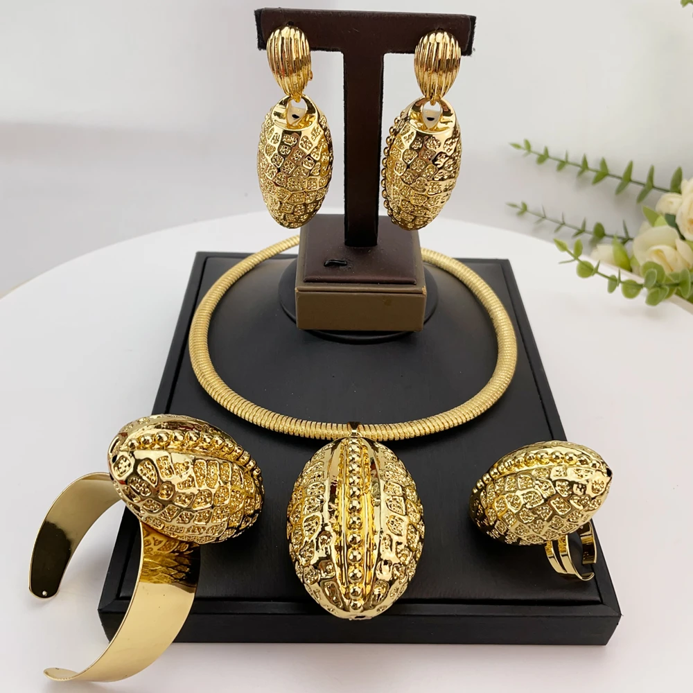 

Изысканный и модный комплект украшений высокого класса, подходящий для различных вечеринок, невест и свадеб. FHK17483.