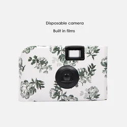 Non-flash Disposable Camera with 12exp Color Film, Single Use Film Camera with 12 sheets Photos, Outdoor Use Disposable Camera