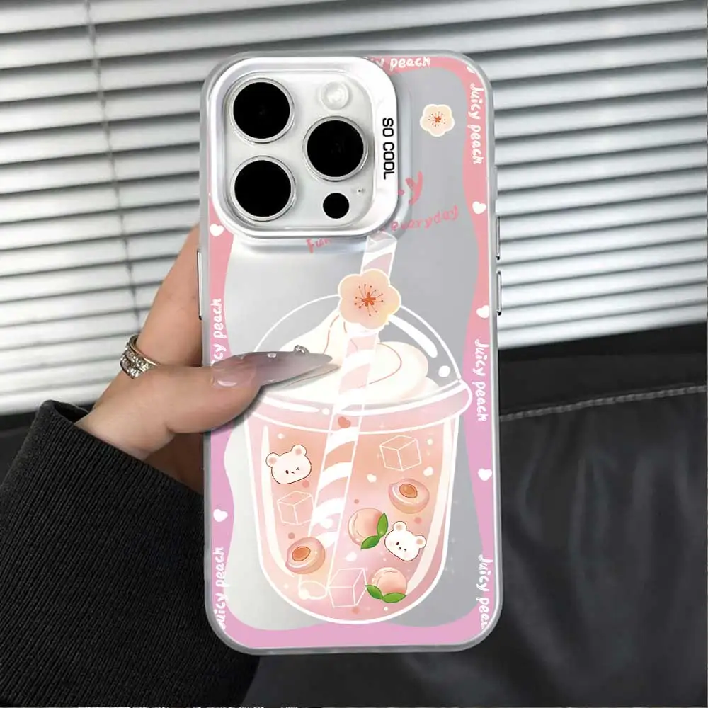 Case For Tecno Spark Go 2024 2023 2022 2020 2021 Spark 6 Go 20C 20 Pro Plus 8C 9 10C 10 Pro KE5 Silver IMD Phone Cover Casing