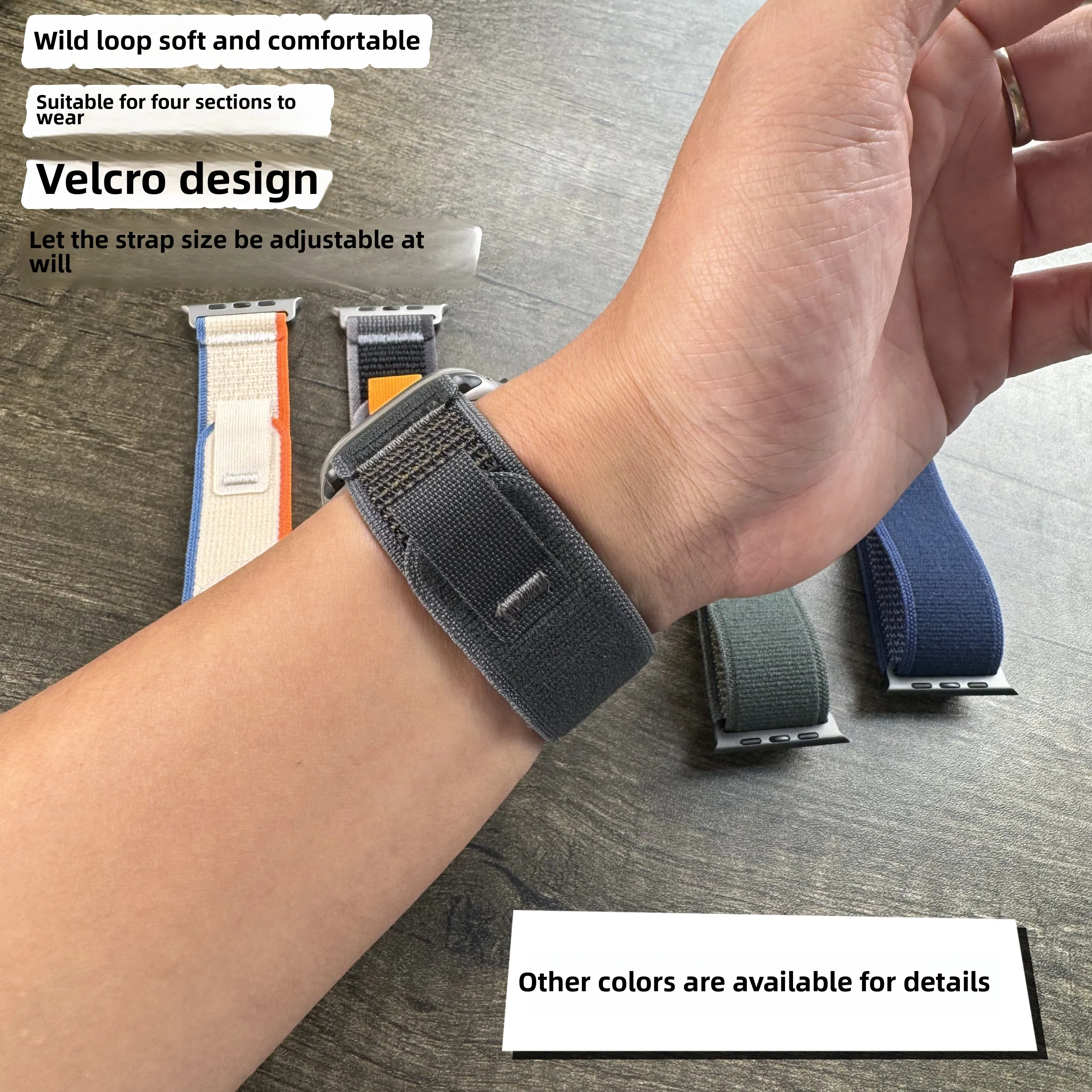 For the Apple Watch Ultra2 S10/8 9 se titanium connector ring strap 46mm 49mm highend strap for summer waterproof outdoor sports