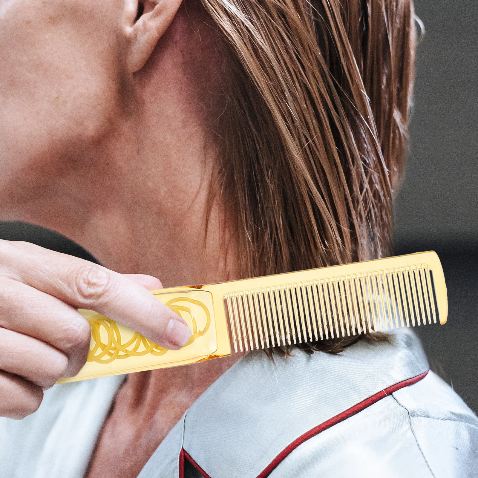 

4 шт., многофункциональная антистатическая расческа для выпрямления волос для гладкой укладки, портативный инструмент для распутывания волос, массаж кожи головы, домашний