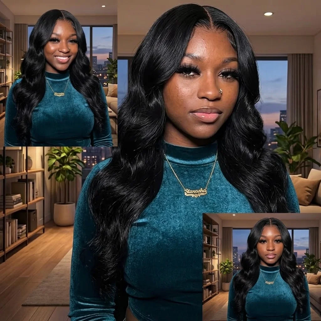 Body Wave Wigs Human Hair 210 Density Natural Color Brazilian Human Hair 13x6 HD Lace Front Wigs For Women 24 Inch Glueless 5x5 Wigs Human Hair
