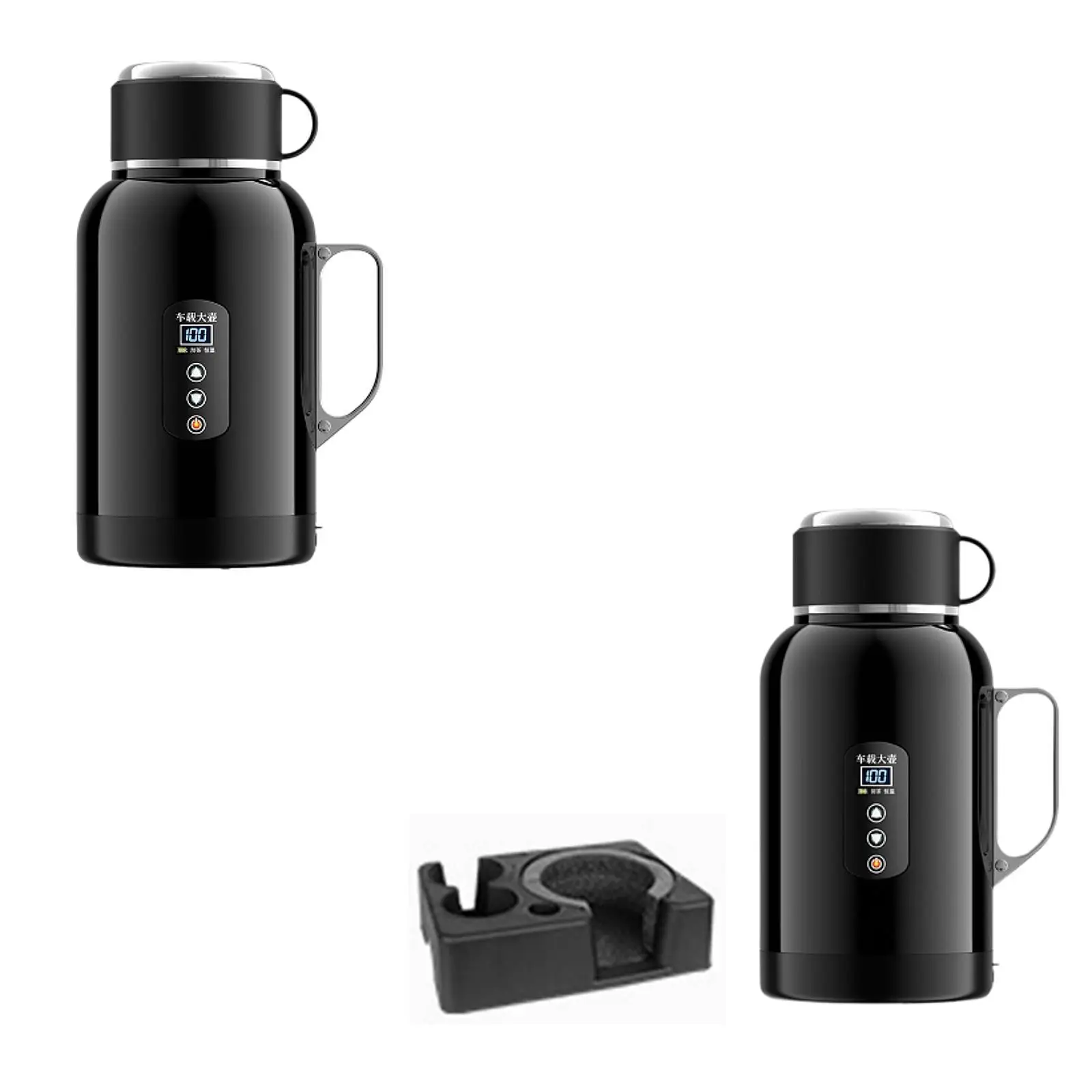 Car Electric Kettle 12/24V Water Bottle Camping Truck Portable Water Boiler