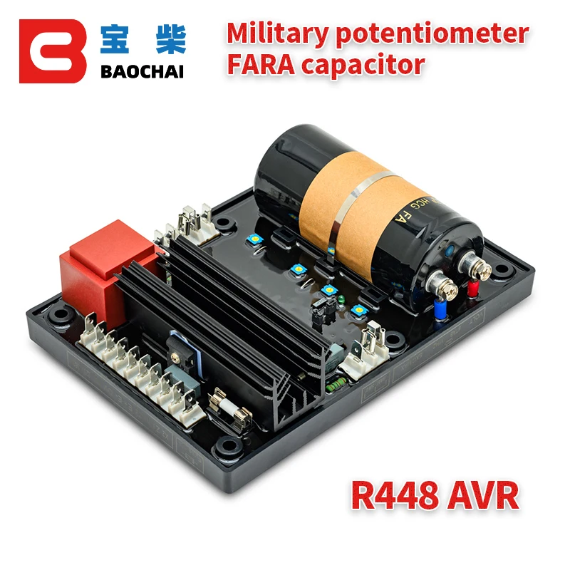 R448 AVR Automatic Diesel Voltage Regulator Generator Avr Ac 100kw Alternator Spart Parts