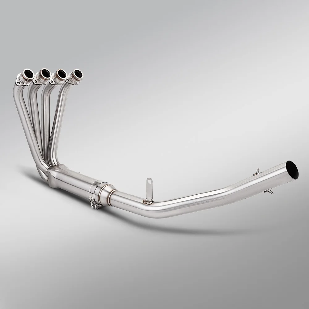 51mm Full Exhaust System 250cc 450cc Motorcycle Front Header Pipe Tail Muffler Kit Stainless Steel Complete Set DB Kill