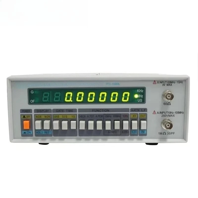 TFC-1000L / 2700L Multifunctional High Precision Frequency Counter Meter 8-Bit LED Display Windows Frequency Ranges