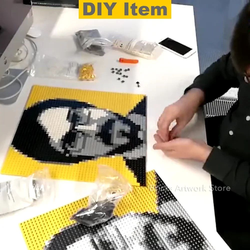 Photo Custom Pixel Art Mosaic DIY Diamond Painting MOC Set Personal Portrait Super Star Building Blocks Unique Gifts