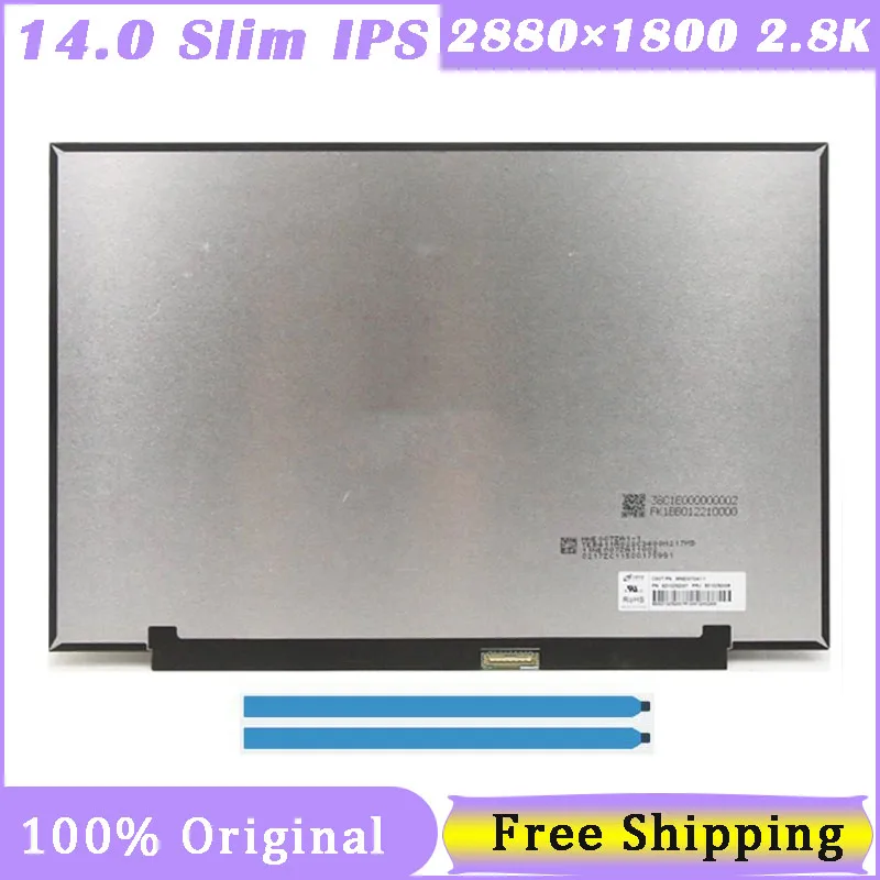 14 Inch IPS Screen MNE007ZA1-1 MNE007ZA1-3 B140QAN04.0 For Lenovo Ideapad 5 Pro-14ITL6 Pro-14ACN6 EDP 40 Pins 2880x1800 2.8K