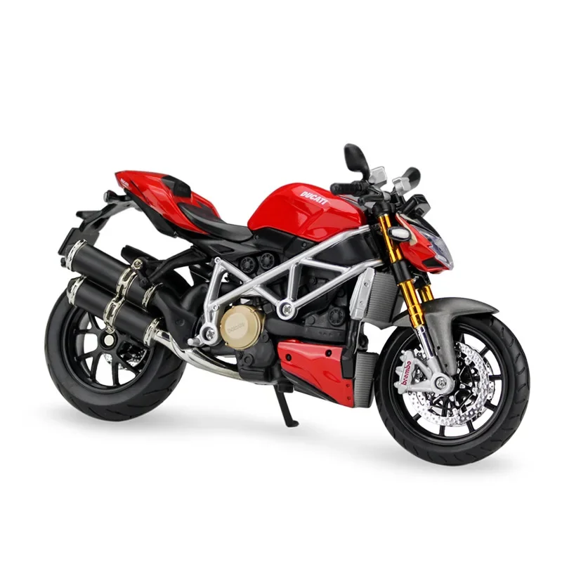 

Maisto 1:12 DUCATI Streetfighter S Alloy Motorcycle Diecast Bike Car Model Toy Collection Mini Moto Gift