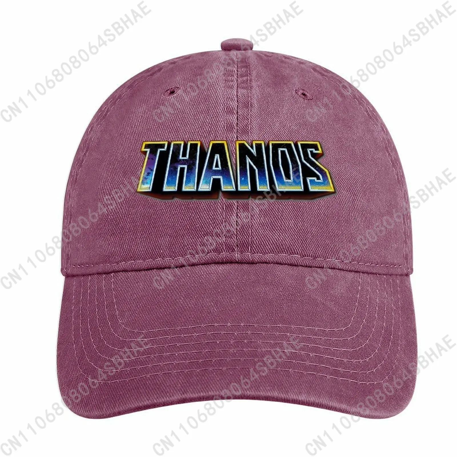 

Marvel Thanos Washed Cotton Baseball Cap Vintage Dad Hat Men Women Retro Adjustable Denim Cap Streetwear Cosplay