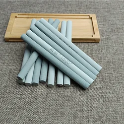 1Pcs 150X12MM 80-1200 Grit Oil Stone Green Silicon Carbide Sand Rod Abrasive Round Jade Knife Abrasives Silica Gel Abrasive Fine