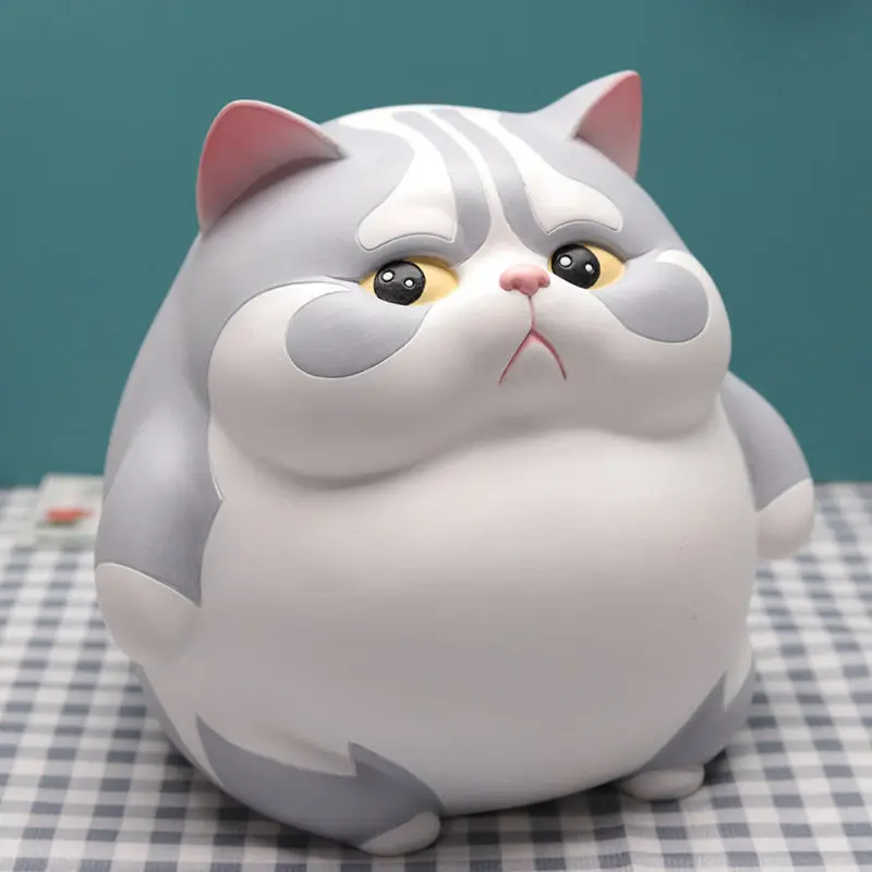 

Kawaii Cat Money Boxes Family Storage Euro Coin Children Vintage Safe Luxury Piggy Bank Save Space Skarbonka Room Decorations