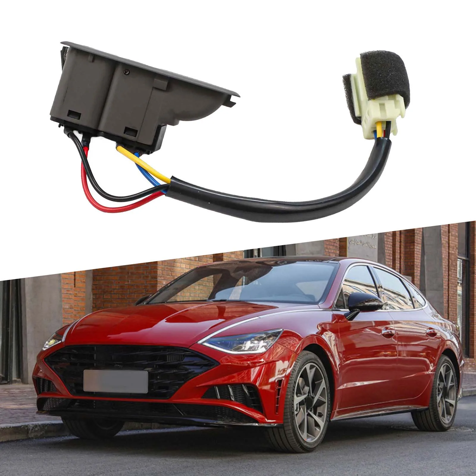 Grey Fuel Door Opener Fuel Door Opener Button Replacement Cost-effective Solution Direct Replacement For Hyundai Vehicles