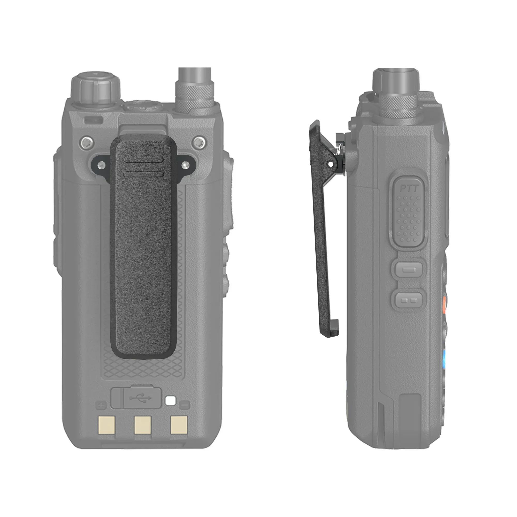 UV-26 Belt Clip Original for Baofeng DM-1701 DR-1802 UV-17 UV--5RM UV-5RH Original Clamp soporte walkie talkie Radio accessories - view 5