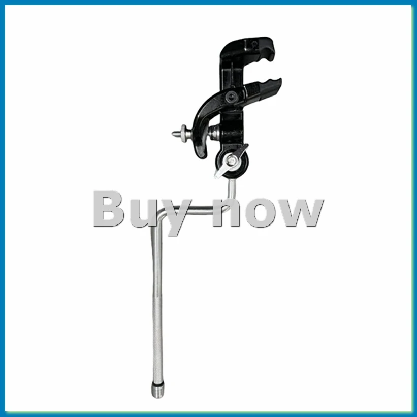 Drum Cowbell Clamp Drum Cilp with Alligator Cowbell Base Holder Drum Side Clip Percussion Instrument Accessories-ABHG