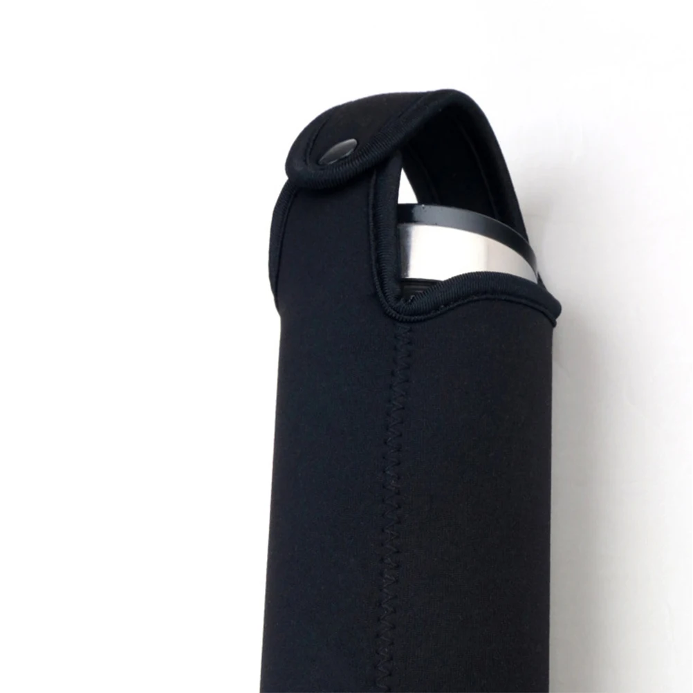 

Neoprene Water Bottle Thermal Bag 420ml Cooler Sleeve Heat Insulation Anti Scald Buckle H Fits Most Bottles Beach Pool