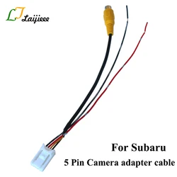 5 Pins Reverse Camera Adapter Cable For Subaru Forester Impreza Levorg Liberty WRX XV Nondestructive Install After Market Camera