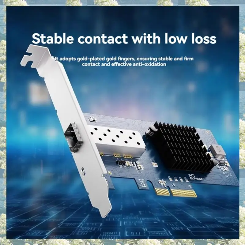 Новый-82599 чип SFP + оптоволоконный Ethernet-адаптер 10 ГБ X520-Da серверная сетевая карта для настольного компьютера