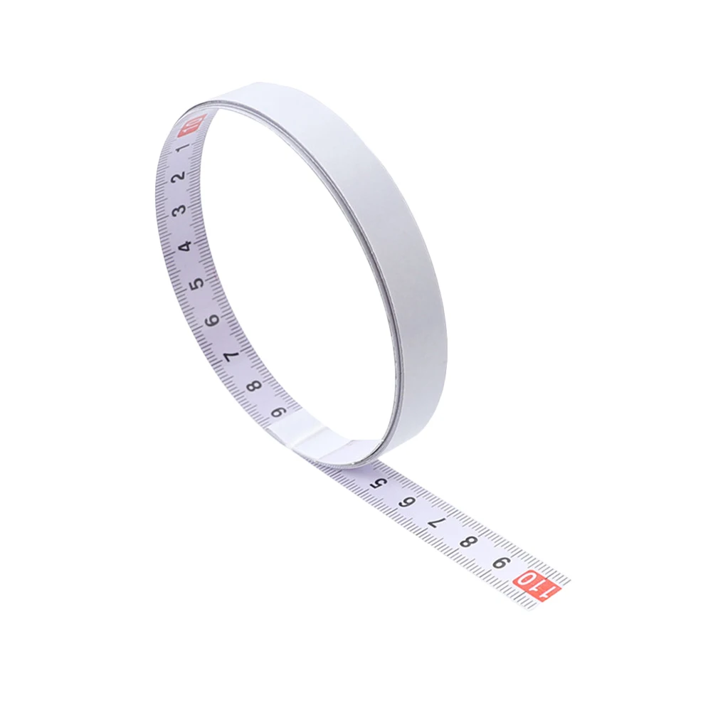

3 Meter Self Adhesive Steel Measuring Tape Sticker Ruler Corrosion Resistant Wear Resistant Woodworking Tool for Miter Track T