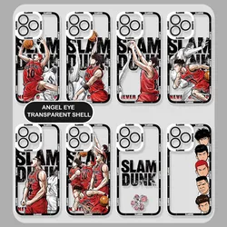 Luxury Cool Slam Dunk Phone Case For iPhone 15 14 Pro Max 13 12 Mini 11 Pro XR XS X 8 7 6 6S Plus SE 2020 Soft Silicone Cover