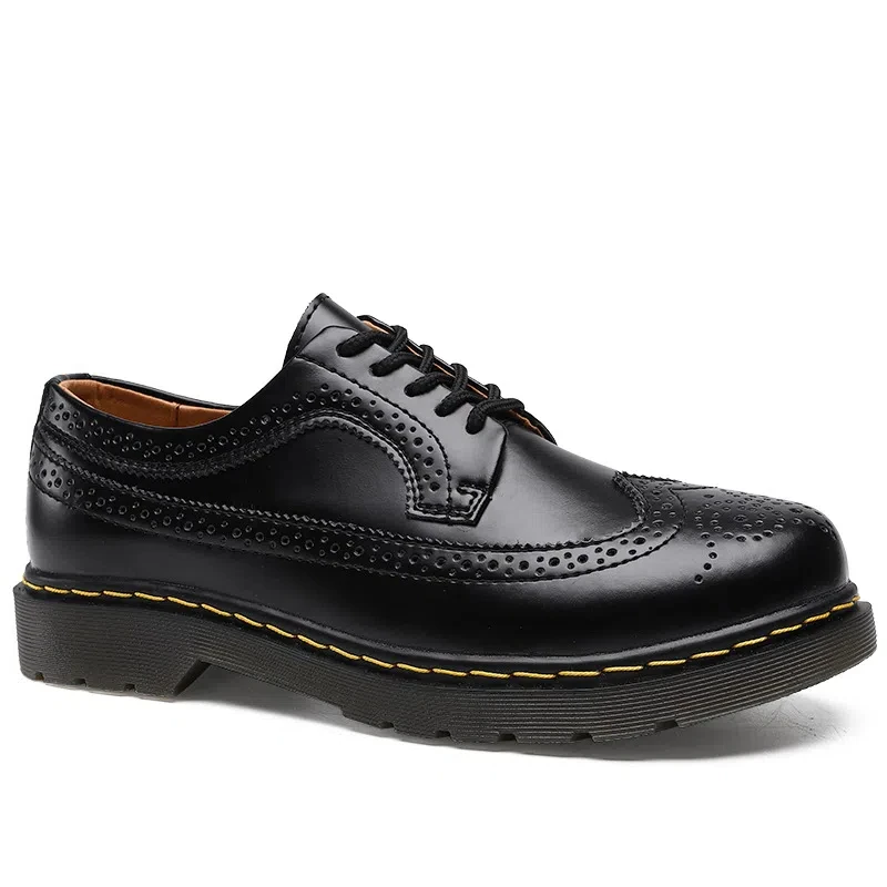 2024 Genuine Leather Men Martin Shoes Luxury Brand Big Size Women Designer Shoes Casual Shoes Lace Up High Quality Formal Shoes