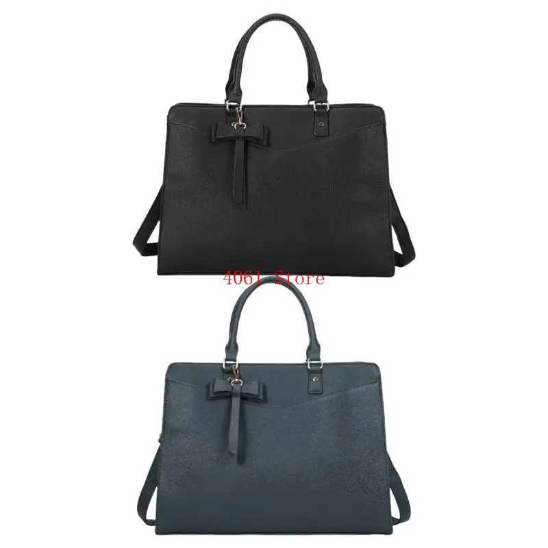 Borsa per laptop da donna professionista PU BUSINESS PELLA E UFFICIO PASSO OFFICIO PASSO CASSE CASA CASA CROCI