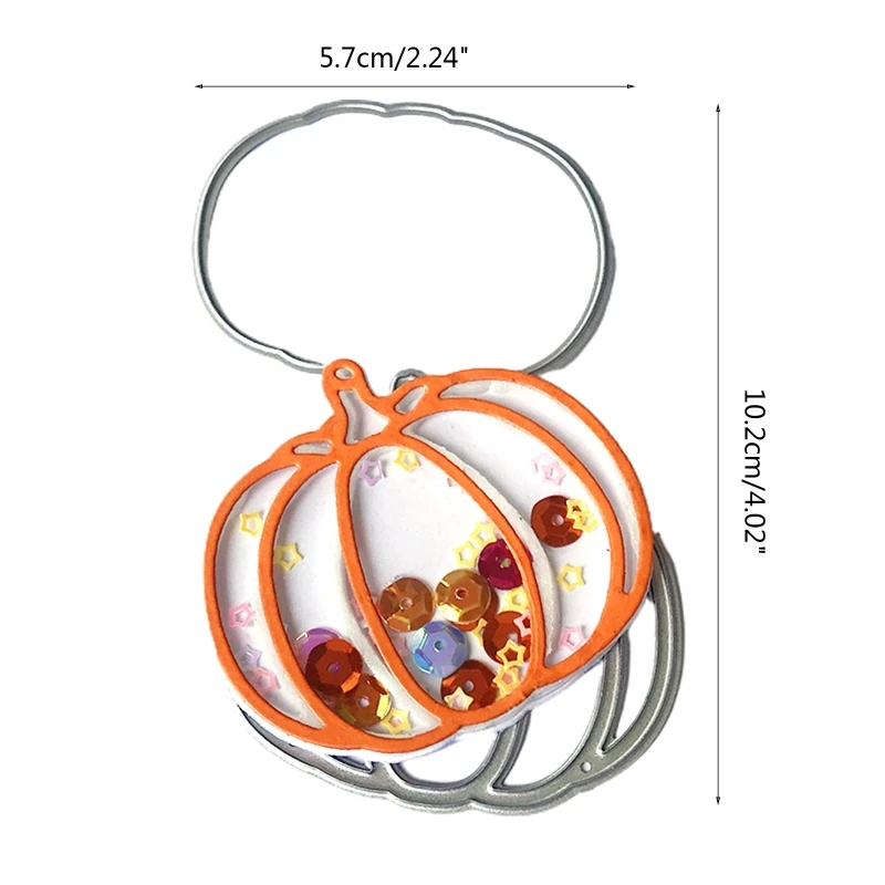 할로윈 호박 금속 절단 다이 수제 스텐실 성인 DIY 공예품 프로젝트