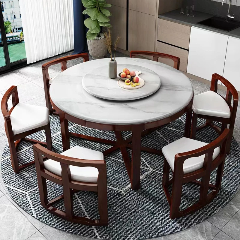 

Entryway Center Dining Tables Round Wood Apartmen Modern Coffee Tables Waterproof Italian Mesas De Jantar Kitchen Furnitures