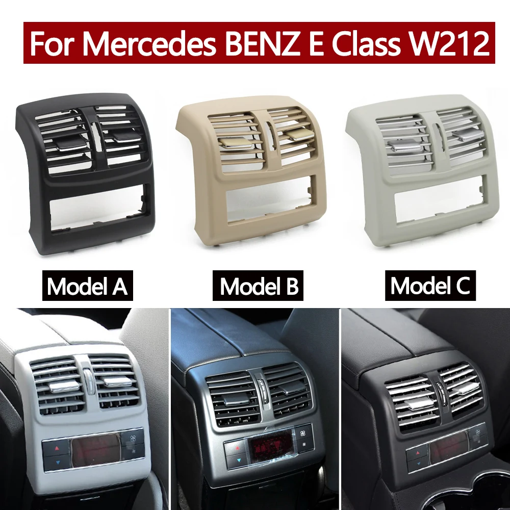 Car Rear Air Conditioning AC Vent Grille Outlet Cover Panel For Mercedes Benz W212 E Class E200 E260 E280 E300 Sedan 2009-2015