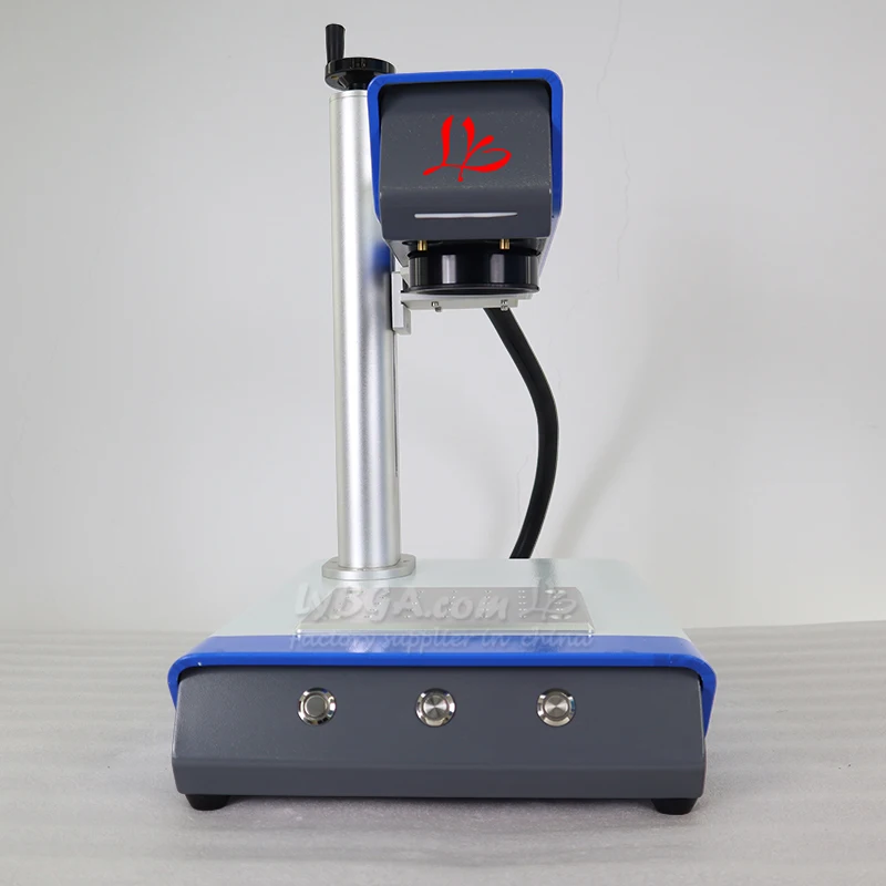 Mobile Phone & Computer Onterconnect Fiber Laser 50W 2in1 30W Jewelry Metal 5W UV Laser Marking Machine Air Cooling for Galss
