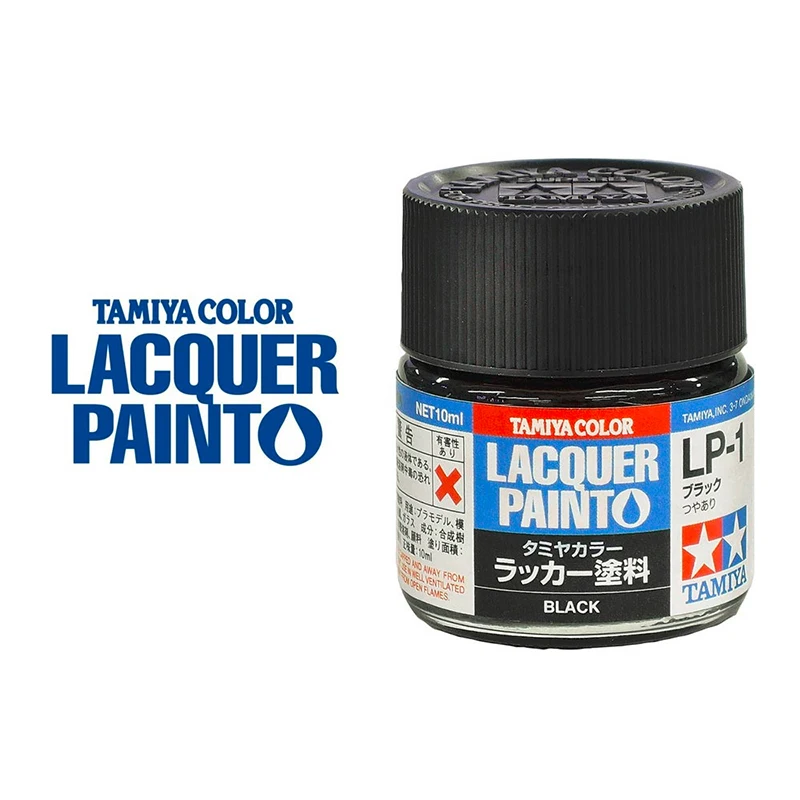 Tamiya สีแลคเกอร์สี LP-70 TO LP-83 (82170-82183) ขวดโหล10มล. ไนโตรสีน้ำมันชุดระบายสีแบบใช้วัสดุสิ้นเปลือง