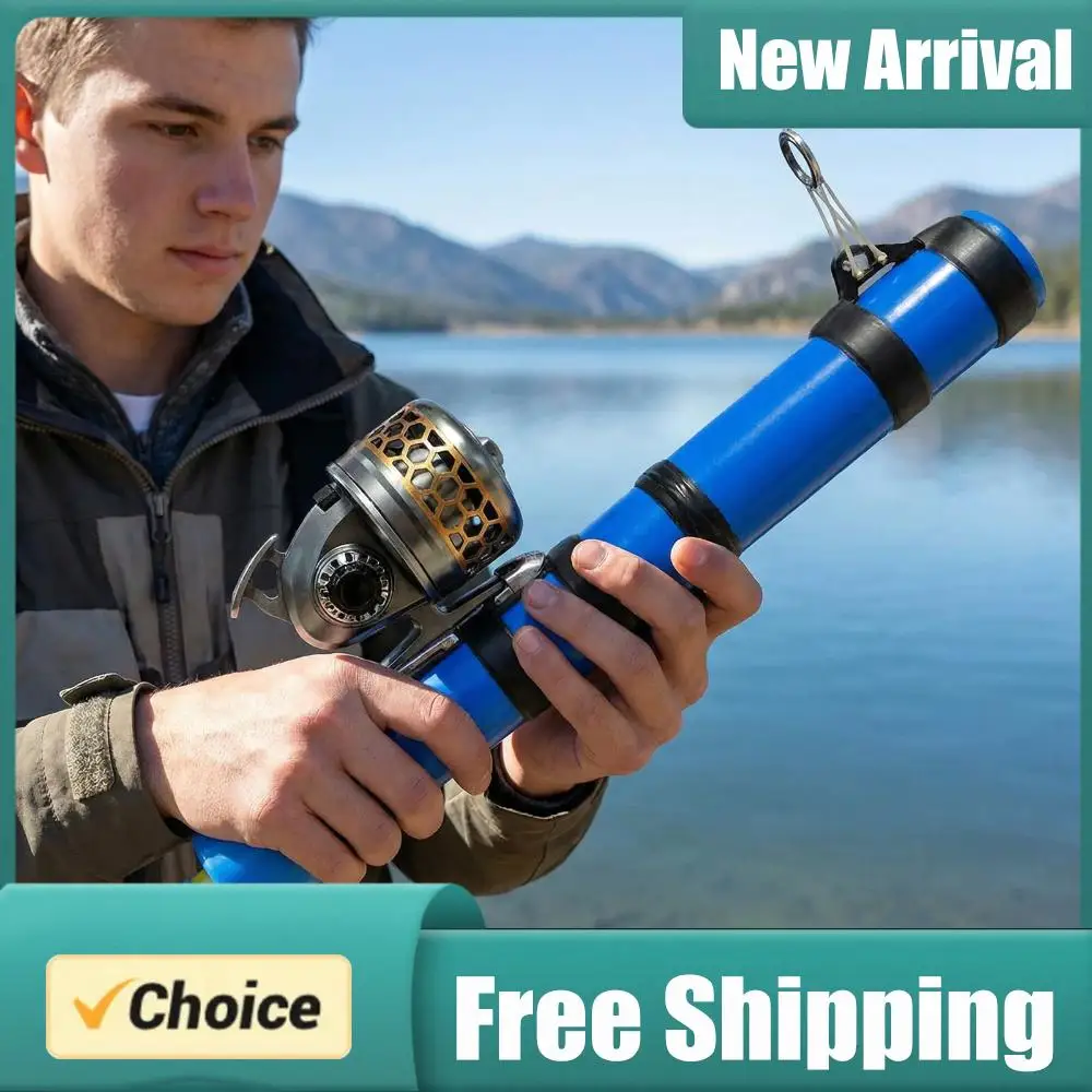 

Fishing Catapult Rod with Reel Lure Launcher Fishings Tool Reusable Fish Bait Launching Equipment for Outdoor Activities Travel
