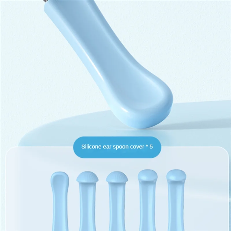 Dissolvant de cire d'oreille, Kit de nettoyage d'oreille avec 6 plectres d'oreille, caméra d'oreille Otoscope de nettoyage d'oreille