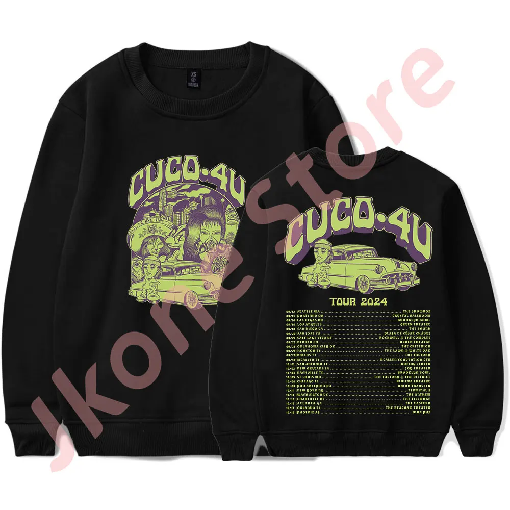 Cuco 4U Tour Merch Crewneck Sweatshirts Winter Women Men Fashion Casual Streetwear Long Sleeve Clothes