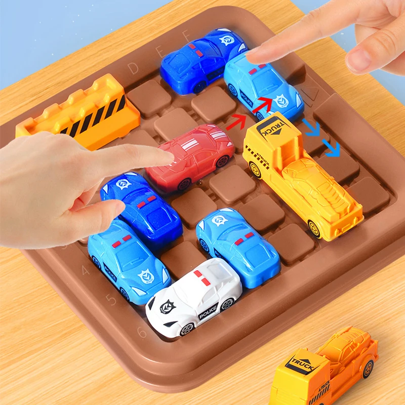 Montessori Strategy Games Puzzle Intellectual Development Toys Moving Car Out Of Warehouse Educational Parent-child Kids Gift