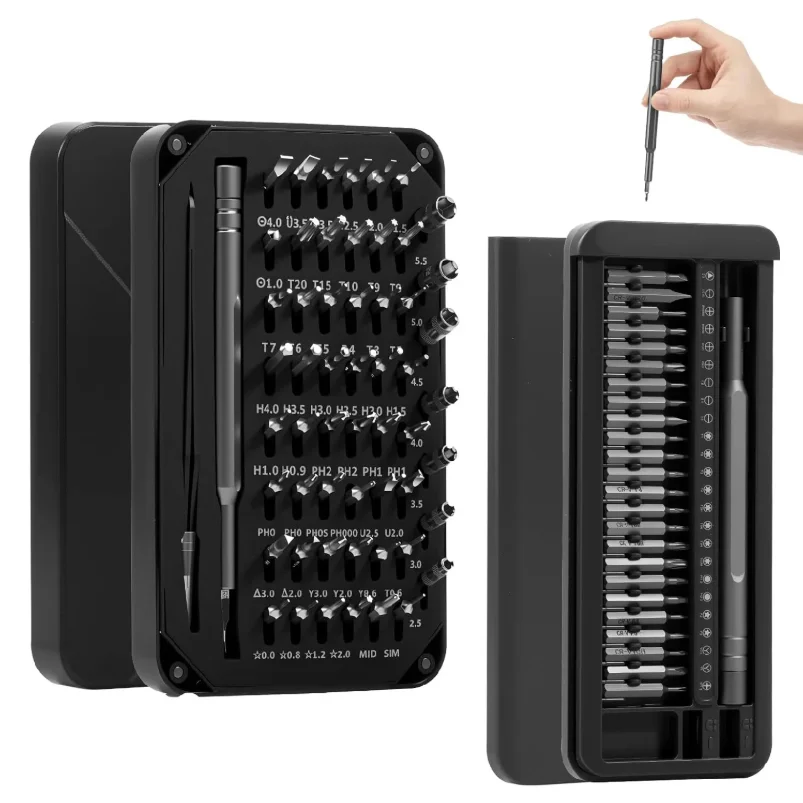 Precision Screwdriver Set Magnetic Precision Screwdriver with 360° Rotating Cover Screwdriver Set Small for Mobile Phones Laptop