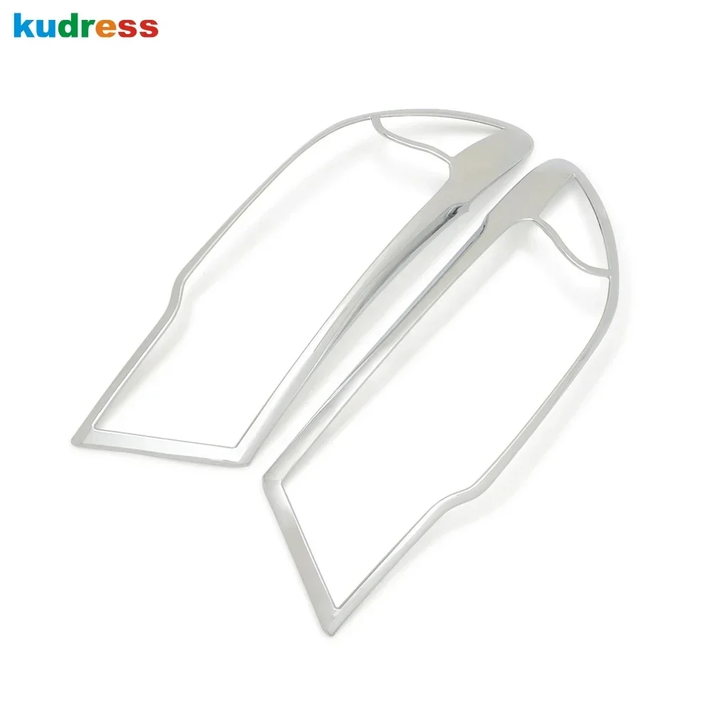 ل جيب البوصلة 2017 2018 2019 2020 2021 كروم سيارة الجبهة رئيس ضوء غطاء المصباح إطار المصباح الزخارف الملحقات الخارجية #6